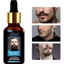 Suero para Fortalecimiento y Crecimiento de Barba o Bigote 30ml Con aceite de argán y vitamina E - Negro - Ver 3