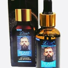 Suero para Fortalecimiento y Crecimiento de Barba o Bigote 30ml Con aceite de argán y vitamina E - Negro - Ver 4