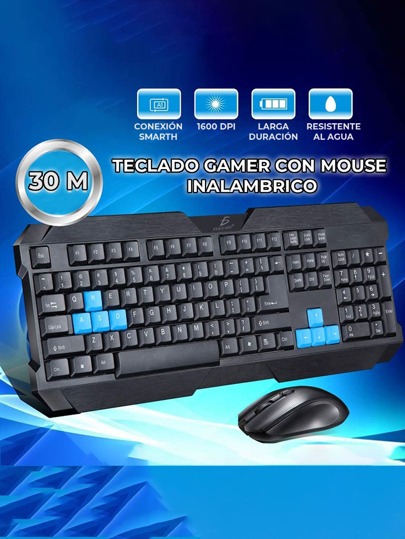 Silent And Compact Wireless Keyboard And Mouse Kit