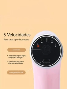 Batedeira Mixer Processador Portátil - A173 - Verde - Visão 3