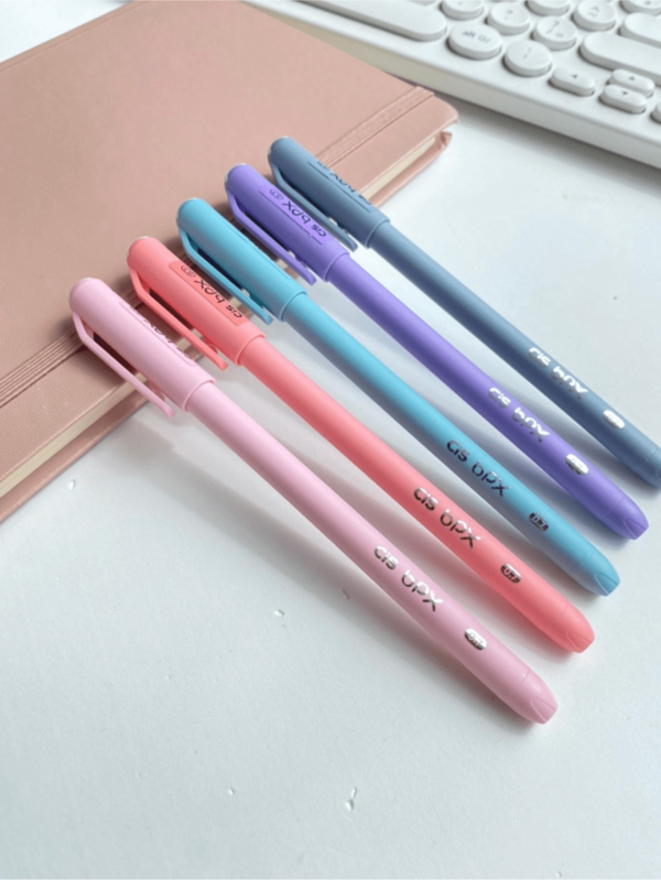Caneta BPX Esferografica Kit com 5 Cores
