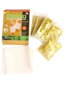 GENESIS COSMETICS 20 Golden Kinoki Detoxifying Foot Patches - Gold - View 2