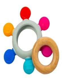 Attipas Mordedera para Bebe texturas suaves y variadas- libre de BPA – silicona grado alimenticio – no tóxica