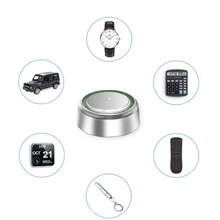 PAQUETE CON 5 PILAS DE BOTÓN CR1632 3V - Plateado - Ver 3