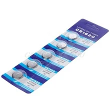 5 UNIDADES DE PILA DE BOTON CR1620 3V - Plateado - Ver 3