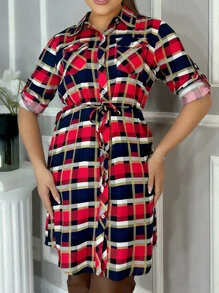 Women Coats - Rojo - Ver 1