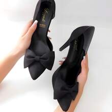 Stilettos moño negros - Negro - Ver 2