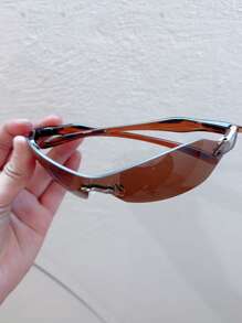 Fashion Glasses - Brown - View 2