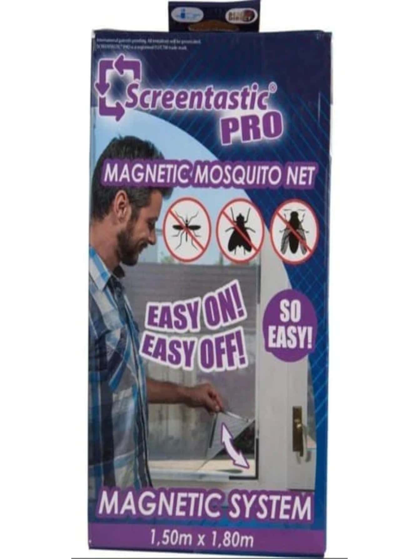 Mosquitera magnética Screentastic Pro - Negro - Ver 1