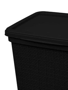 垃圾箱 - 黑色 - 查看 2