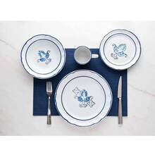 Vajilla Cinsa Thermal Spring Azul 16 piezas - Blanco - Ver 2