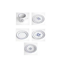Vajilla Cinsa Thermal Spring Azul 16 piezas - Blanco - Ver 3