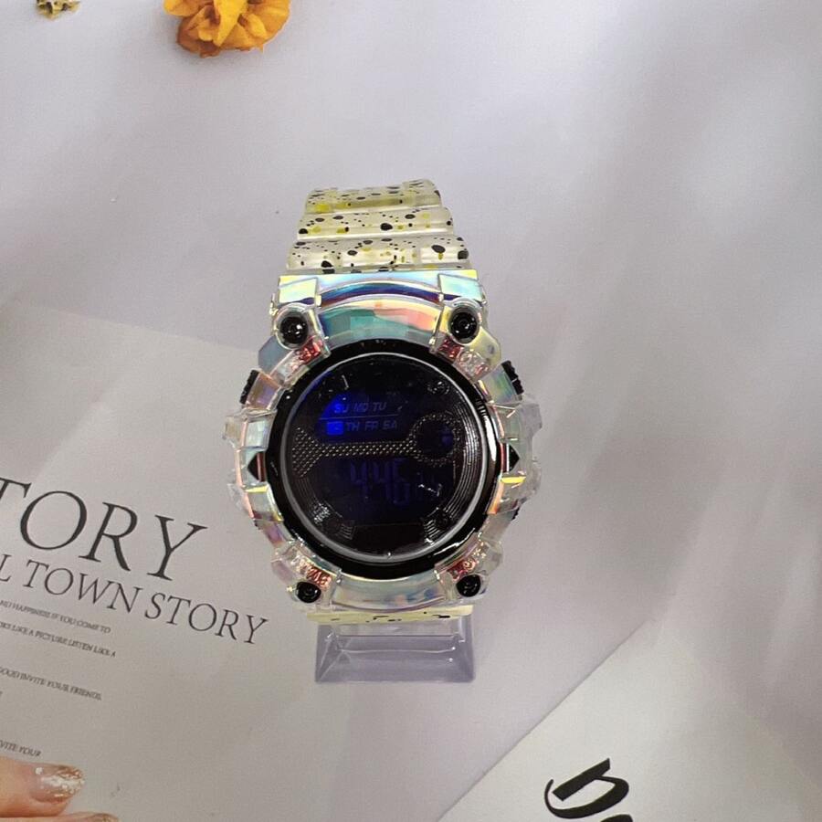 Candy ins reloj estudiante versión coreana simple deportes - Negro - Ver 1