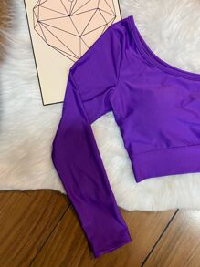 Women Blouses - Màu tím - Xem 2