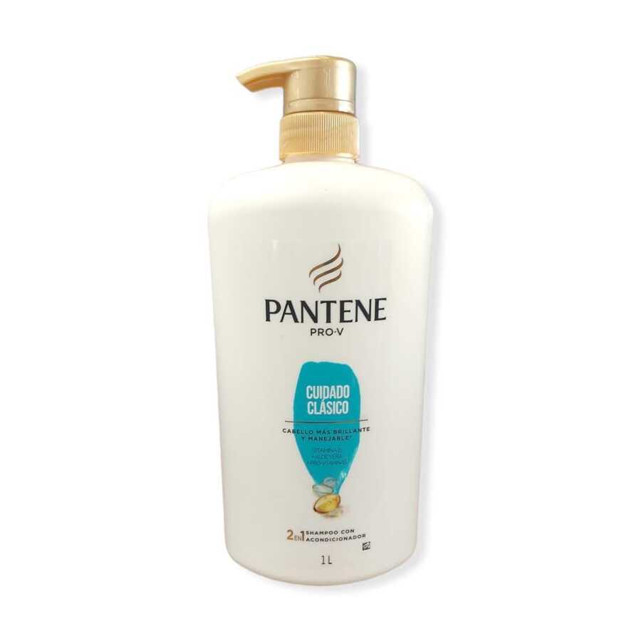 Shampoo Pantene con acondicionador 2en1 1lt vitaminas e - Beis - Ver 1