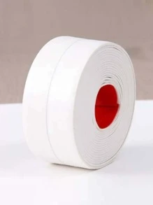 2卷,6.4m長,防水防霉膠帶,適用於廚房防潮、馬桶防水帶、水槽縫隙防水墊、洗手間角落密封帶、瓷磚間縫密封黏合劑 - 白色 - 查看 11