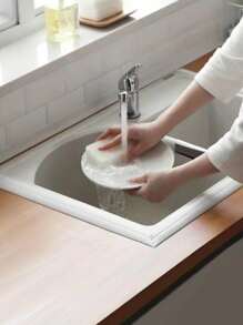 2卷,6.4m長,防水防霉膠帶,適用於廚房防潮、馬桶防水帶、水槽縫隙防水墊、洗手間角落密封帶、瓷磚間縫密封黏合劑 - 白色 - 查看 4