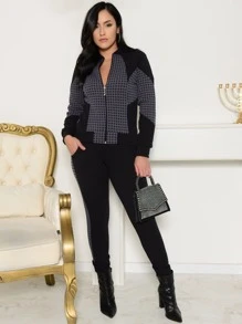 Women Two-piece Outfits - 灰色 - 查看 2