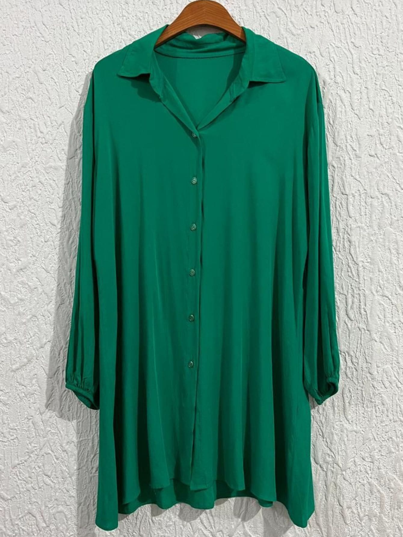 Women Blouses - 綠色 - 查看 1