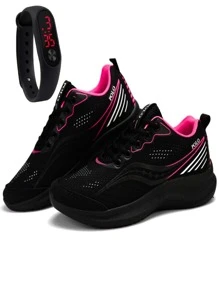 Women Wedge Sneakers - Rusty Rose - View 1