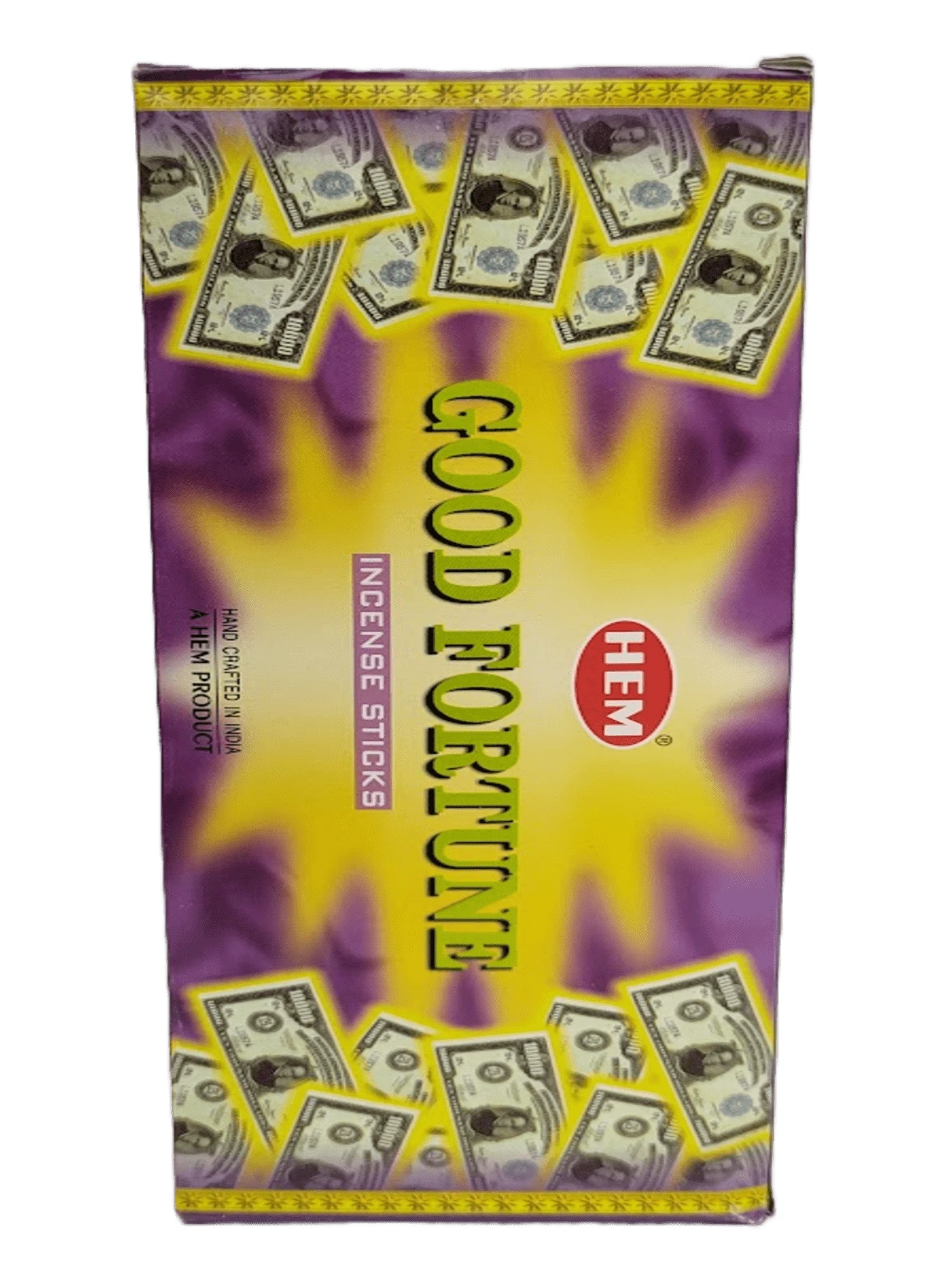 Caja De Incienso Hem Buena Fortuna 120 Varitas - Marrón Chocolate - Ver 1