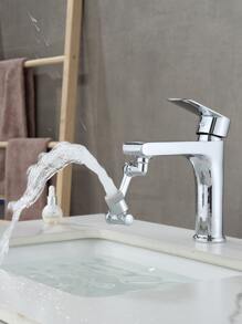 Mechanical Arm Universal Rotatable Faucet Extender With Water Bubbler And Splash-proof Joint - Silver - View 7