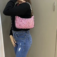 Women Shoulder Bags - Hồng - Xem 1