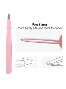 FADVAN Fadvan Tweezers Set 4piece Professional Stainless Steel Tweezers Precision Tweezers For Eyelash Extension Eyebrows Facial Blackhead