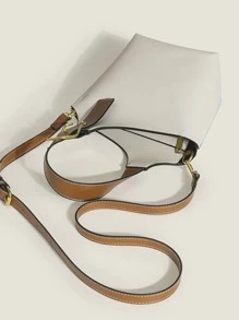 Đúng mốt Của phụ nữ Mini Túi Bucket , Linh hoạt Túi đeo chéo Có Áo Xử lý - trắng - Xem 3