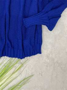 Women Sweaters - 藍色 - 查看 8