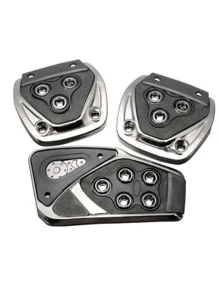 Cubiertas para pedales de coche estandar universales  estilo deportivo sport - Negro - Ver 2