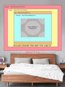 1 tấm thảm in họa tiết Mandala Bohemian, Cờ phòng, Trang trí phòng, Thảm treo tường, Trang trí tường, Đồ dùng phòng, Cờ phòng, Trang trí nhà cửa, Thảm treo tường, Thảm treo tường - Nhiều màu - Xem 3