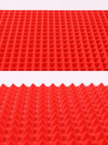 1pc  Pyramid Silicone Mat for Baking, Roasting and Cooking, Fat Reducing Sheet for Pan, Grilling and Oven, Multifunctional, Non Stick, Size 15x10 Inches