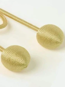 1 dây thắt lưng bóng xoắn vàng nhẹ - Vàng - Xem 4