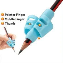 4入組兒童書寫鉛筆握把,兒童鉛筆握把,學校學用品,鉛筆握把,兒童用握筆和筆挺 - 彩色 - 查看 3