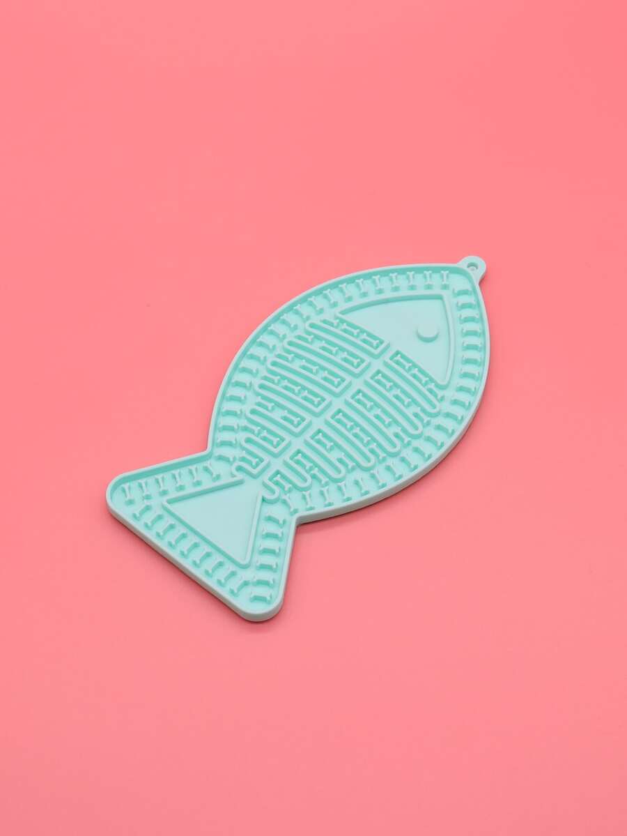 Thảm liếm thú cưng bằng silicon màu kẹo Macaron cho chó và mèo, có ống hút để chải lông và huấn luyện