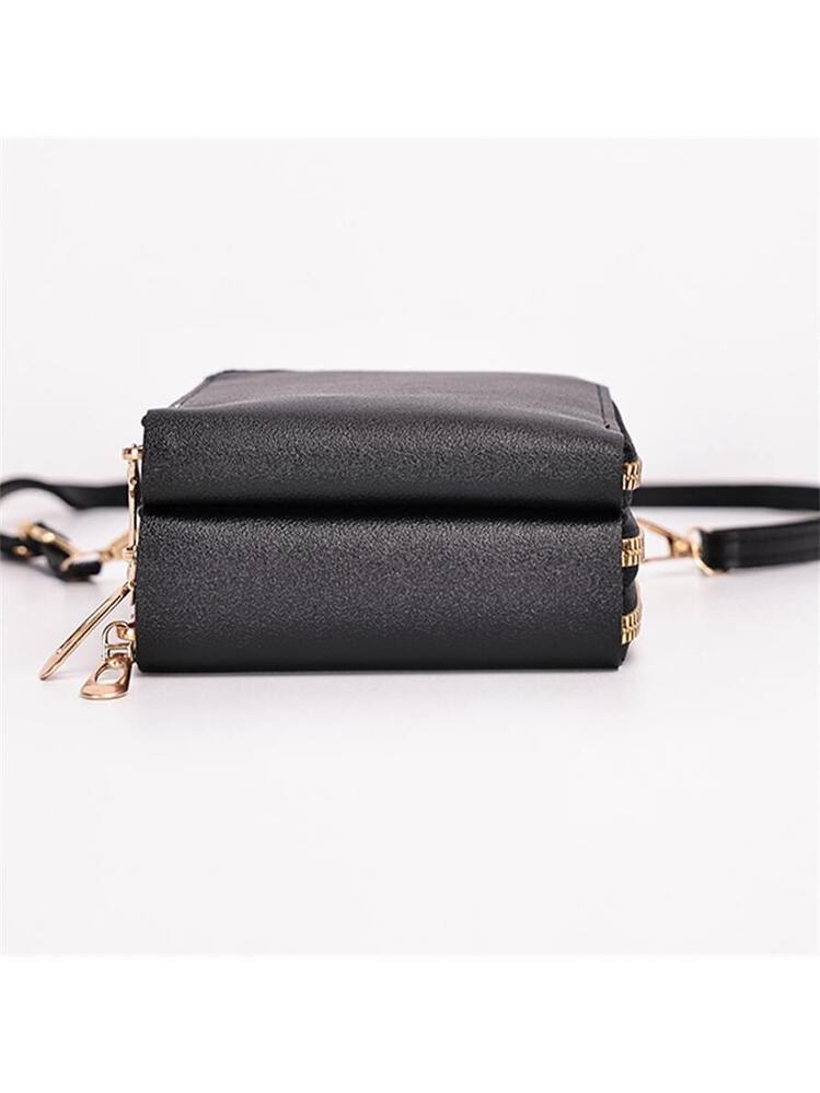 Borsa A Tracolla Donna In Pelle PU Con Porta Cellulare E Slot Per Carte – Piccola Borsetta Crossbody Regolabile Per Smartphone E Oggetti Essenziali
