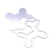 Balloon Dog Shaker Metal Cutting Dies Stencils For DIY Scrapbooking Decorative Embossing DIY Paper Cards 1pc - Silver - View 5