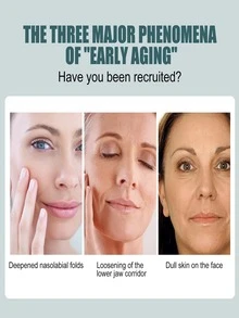 30入組蛇精華膠囊,抗衰緊縮保濕閃電面部精華 - 黃色 - 查看 2