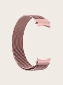 1入組粉色米蘭環形錶帶，帶磁性閉合和連接器，適用於 40/43/44/46/47 毫米三星 Galaxy Watch 6/6 Classic/5 Pro/4/4 Classic - 粉色 - 查看 4