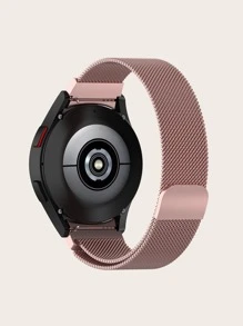 1入組粉色米蘭環形錶帶，帶磁性閉合和連接器，適用於 40/43/44/46/47 毫米三星 Galaxy Watch 6/6 Classic/5 Pro/4/4 Classic - 粉色 - 查看 1