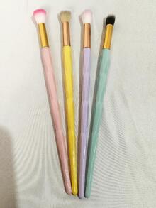 brochas de maquillaje brushes face  pestañas cejas ojos - Amarillo - Ver 1