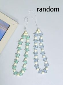 夏季花卉圖案透明防墜手機殼,配搭手機掛繩 - 彩色 - 查看 5