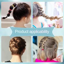 100 dây buộc tóc liền mạch màu kẹo cho bé gái Thích hợp sử dụng hàng ngày - Nhiều màu - Xem 7