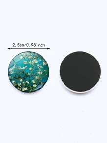5 miếng dán tủ lạnh từ tính pha lê sáng tạo hình Van Gogh Starry Night kích thước 2,5cm dùng trang trí nhà cửa, quà tặng sinh nhật, tốt nghiệp - Nhiều màu - Xem 2