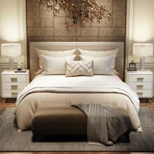 White Nightstand with 3 Drawers, Bedside Table End Table & Golden Metal Legs, Small Place Bedroom Living Room Storage (19.7" W x 15.7" D x 23.6" H) - 白色 - 查看 4