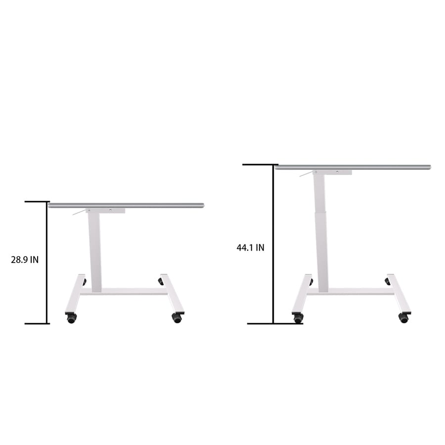 Home Hospital Over Bed Desk Medical Aid Wheels Nurse Table Eating