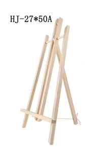 兒童DIY書桌藝術畫架展示支架,素描和繪畫可折疊木頭畫架 - 黃色 - 查看 6