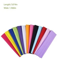 1 pezzo Cerchietti per capelli colore casuale atletico - Multicolore - Visualizzare 2
