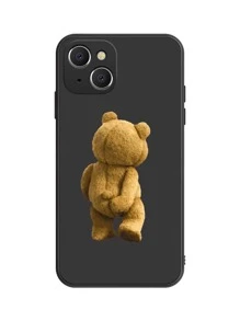 1 件 Scratch Butt Bear 黑色手机壳，适用于 Apple 17/17 Air/17 Pro/17 Pro Max、Moto G85/A17/A07 等型号 - 棕色 - 查看 3